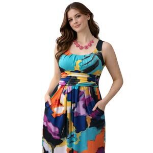 Bisou Bisou Colorful Dress Size 12